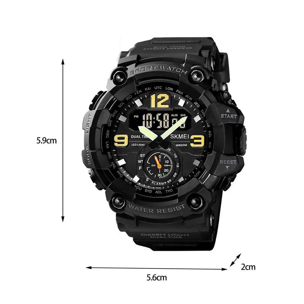 Waterproof Shockproof Tactical Digital Watch