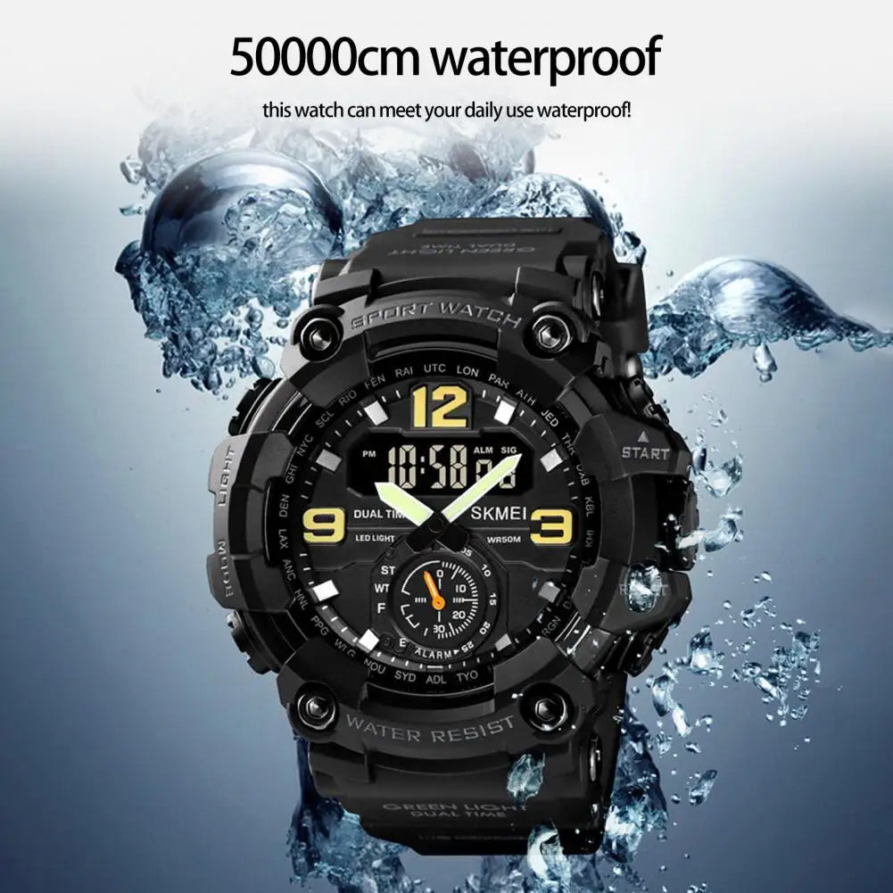 Waterproof Shockproof Tactical Digital Watch